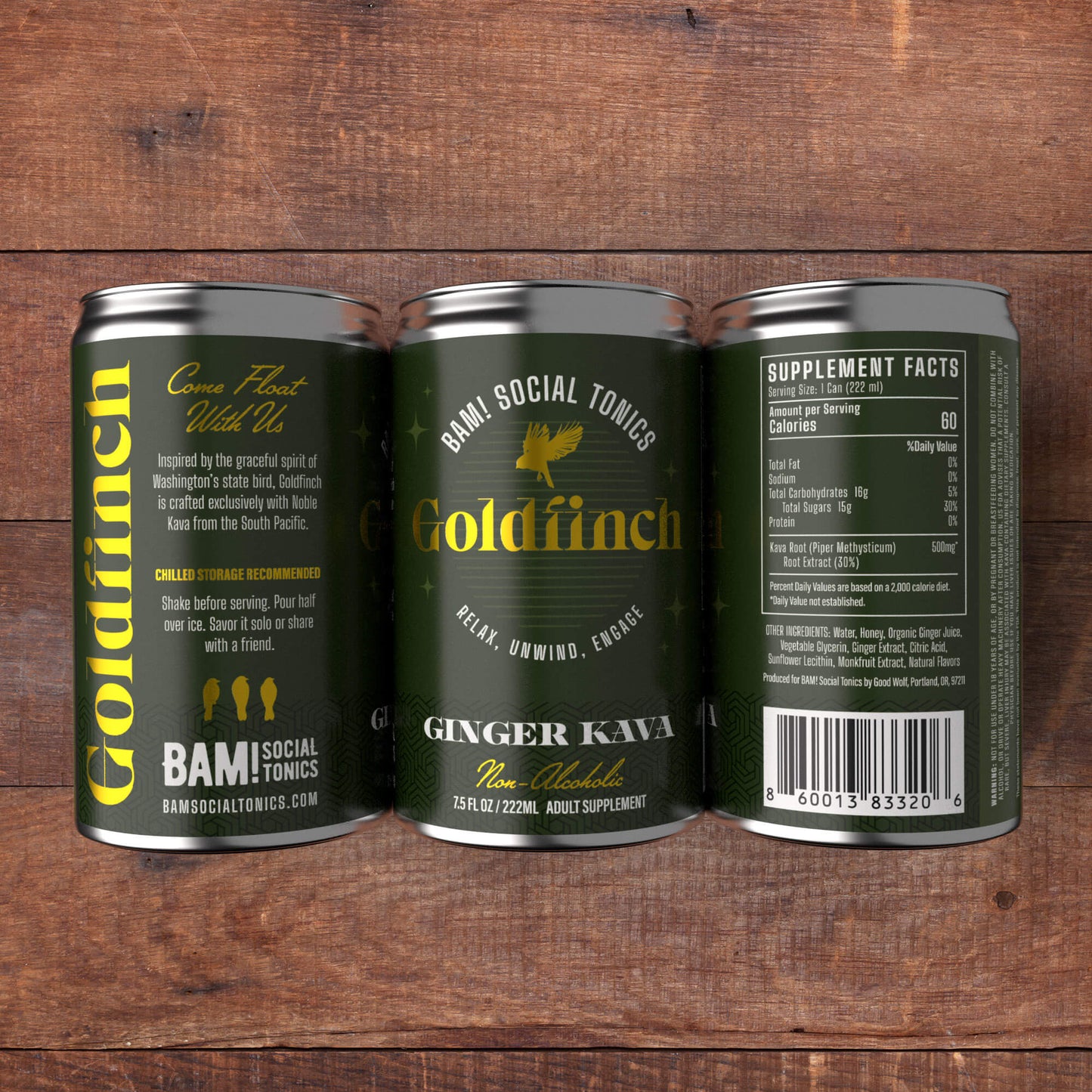 Goldfinch | A Non-Alcoholic Kava Cocktail